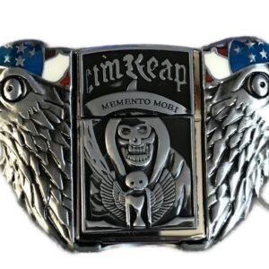 Riem gesp met ingebouwde benzineaansteker