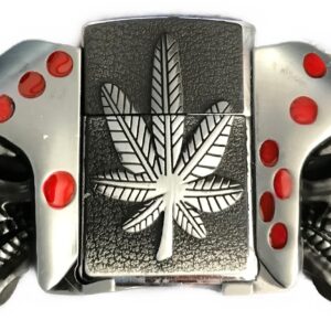 Riem gesp met ingebouwde benzineaansteker