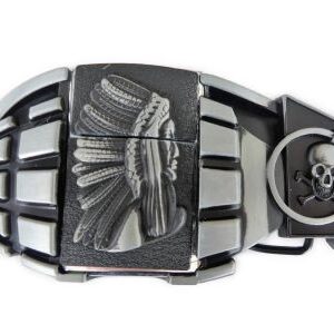 Riem gesp met ingebouwde benzineaansteker