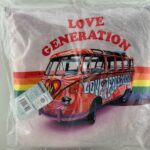 KussenVolkswagen Bus Regenboog 40 x 40 cm